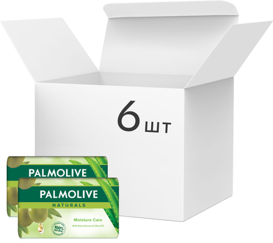 Упаковка мыла Palmolive Naturals Интенсивное увлажнение Оливка-Молочко 150 г х 6 шт (8693495052528)