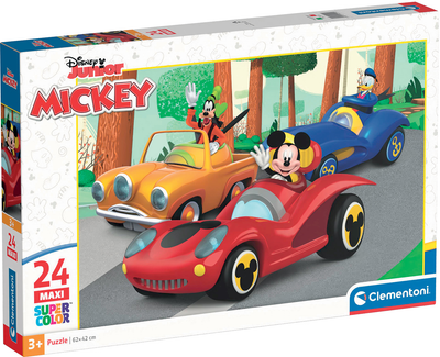 Пазл Clementoni Supercolor Mickey Mouse серія MAXI 24 елементи 24229 (8005125242290)