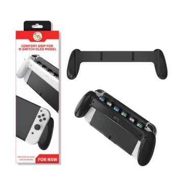 Накладка с ручками + карманы для 6 картриджей JYS-NS217 (Black) для Nintendo Switch OLED [447688931]