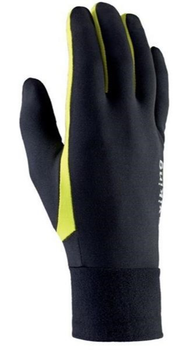 Рукавички для бігу Viking Runway Multifunctional Running Gloves 140-18-2740-64 15.5-16.5 см чорно-зелені (5901115780212)