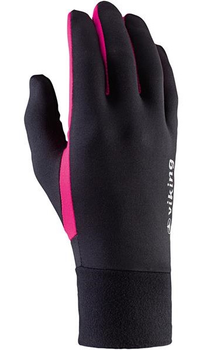 Рукавички для бігу Viking Runway Multifunction Running Gloves 140-18-2740-46 18.5 - 20 см чорно-рожеві (5901115744580)