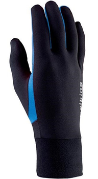 Рукавички для бігу Viking Runway Multifunction Running Gloves 140-18-2740-15 18.5 - 20 сm Black/Blue (5901115744559)