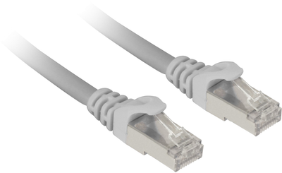 Патч-корд Sharkoon Cat 7a S/FTP 5 м сірий (4044951029716)