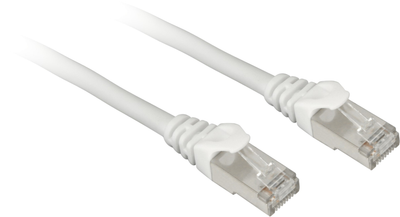 Patchcord Sharkoon Cat 7a S/FTP 7.5 m Biały (4044951029440)