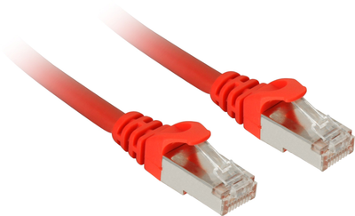 Patchcord Sharkoon Cat 7a S/FTP 7.5 m Czerwony (4044951029518)