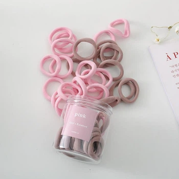 Набір резинок для волосся ANbeauty 50 шт. Pink (AN0103208)