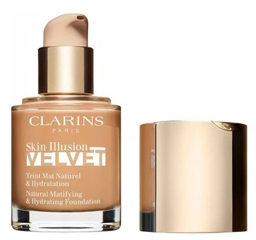 Тональний крем для обличчя Clarins Skin Illusion Velvet Матуючий 112C Amber 30 мл (3380810482485)