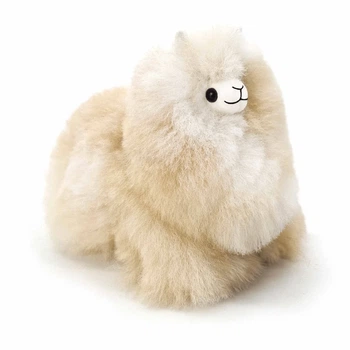 Мягкая игрушка Fluffy Альпака Мини ручной работы 15см Сахара