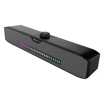 Комп'ютерна акустика колонка для ноутбука та ноутбука Саундбар XTRIKE ME Wired Speaker SK-403 |5Wx2, RGB| Чорний