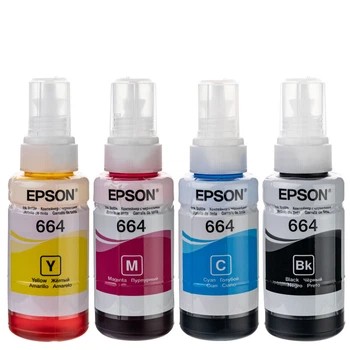 Комплект водорозчинних чорнил Epson T664 (4*70 мл) (6687)