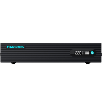 Источник бесперебойного питания для роутеров Marsriva KP7 Pro DC UPS 11xDC+USB+Gigabit PoE 9-12V 100W 24000Ah 76,8Wh LiFePO4 Black