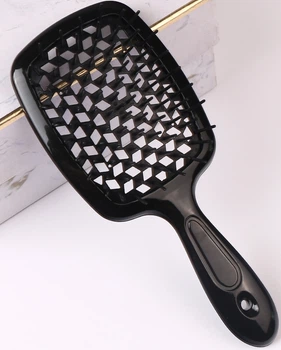 Расческа-щетка SUPERBRUSH AVADONA для распутывания волос, черная