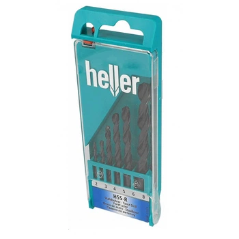 Набор сверл Heller HSS 2/3/4/5/6/8 мм по металлу, 6 шт 17732 (11016)