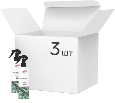 Упаковка Освіжувач-парфум для повітря Sila Citrus boost 400 мл x 3 шт (2301000481898)