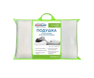 Подушка модель MEMORY ERGO MEDIUM 60х40 см