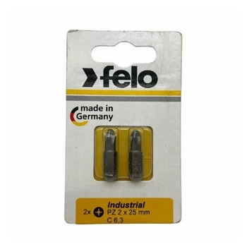 Бита Felo PZ2х25 мм 1/4" С 6,3 ВОХ (2 шт) 02102036 (14214)