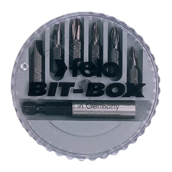 Набор бит Felo 25 мм TORX10/ TORX15/ TORX20/ TORX25/ TORX30/ TORX40 и магнитный держатель 1/4" С6,3 7 шт IP 02397461 (14285)