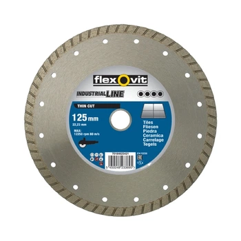 Круг алмазный TURBO 230х1,9х22,2 мм THIN CUT FLEXOVIT гранит мрамор сланец керамика камень ZA1205 (13906)