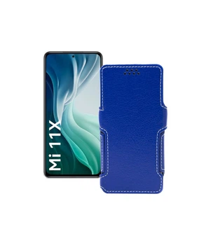 Чохол-книжка з екошкіри для телефону Xiaomi Mi 11x 2021 Синій