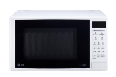 Мікрохвильова піч LG 20л 700Вт білий дисплей (MS2042DY)
