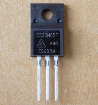 Транзистор CS20N65F оригинал ( Замена для FQPF20N65C , FQPF20N65 , CM20N65F , PY20N65NFS , 20N65NFS , 20N65 ,