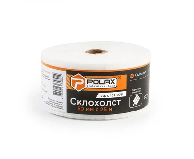 Стеклохолст армированный 50 мм х 25 м "POLAX" 101-076