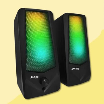 Компьютерные колонки S 5Z3 акустическая система для компьютера комплект акустики для ПК и ноутбука с подсветкой, Черный