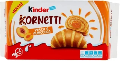 Круасани Kinder Kornetti Персик Абрикос 252 г