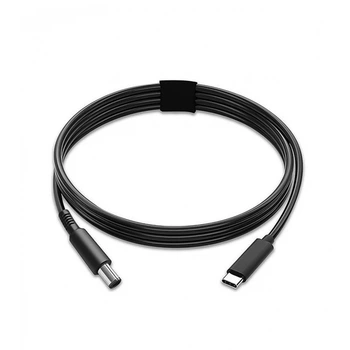 Кабель Type-C to DC 5.5 12V (1m) black