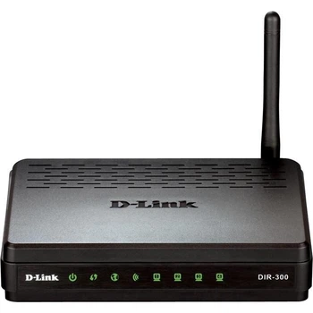 Маршрутизатор Wi-Fi роутер D-Link DIR-300 (4 port 10/100 Mbps.) Б/У