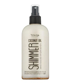 Масло для загара кокосовое Top Beauty Coconut Oil с шиммером, 200 мл