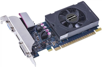 Відеокарта INNO3D GeForce GT 730 1GB GDDR5, 64 біт, 902/5000 МГц, VGA, DVI, HDMI (N730-3SDV-D5BX) Б/В
