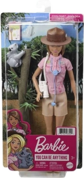 Lalka z akcesoriami Mattel Barbie Zoologia 30 cm (0887961963441)