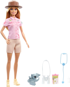 Lalka z akcesoriami Mattel Barbie Zoologia 30 cm (0887961963441)