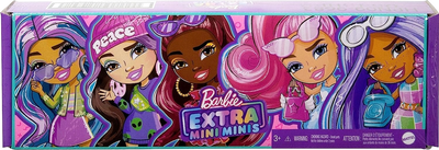 Набір ляльок Mattel Barbie Extra Mini Minis 5 шт (0194735163786)