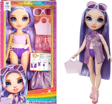 Lalka MGA Rainbow High Swim and Style Fashion Doll Violet Willow 28 cm (0035051507314)