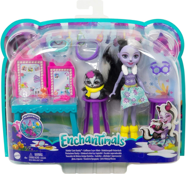 Лялька Pro Kids Enchantimals Sage Skunk з туалетним столиком та вихованцем 15 см (0887961819793)