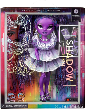 Lalka MGA Shadow High Fashion Doll Monique Verbena Dark Purple 28 cm 3 szt (10035051583056)