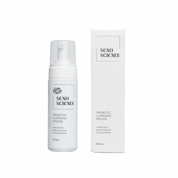 Нежный мусс для очищения лица Senoscience Probiotic Cleansing Mousse с пробиотиком, 200 мл