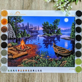 Набір для вишивання бісером Art-Millennium. NW-3739К Берег