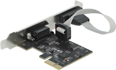 Плата розширення Delock PCI Express - 2 x Serial RS-232 (4043619899180)