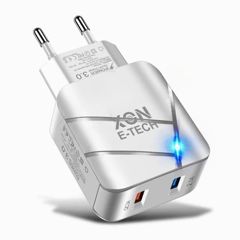 Зарядное устройство XON PowerCharge 18W (QC3.0) USB Type-А (PCWC018018A2С0W 6181) Белый