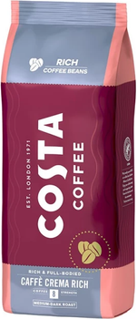 Кава в зернах Costa Coffee Crema Rich 1 кг (KIHCFFKZI0007)