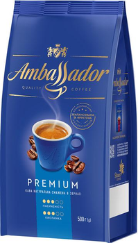 Кофе в зернах Ambassador Premium 500 г
