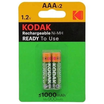 Аккумулятор Kodak AAA/HR3 1.2V Ni-Mh 1000mAh 2шт