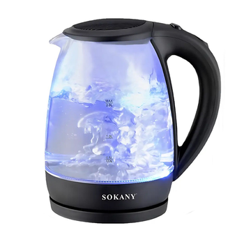 Скляний Електричний чайник Sokany SK-601 2л