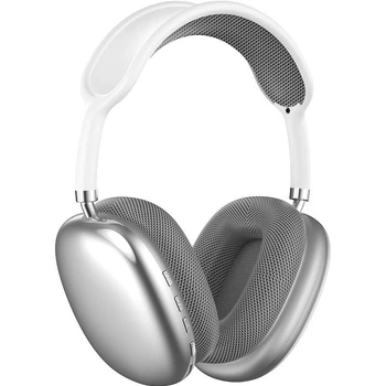 Беспроводные полноразмерные Bluetooth наушники Macaron P9 Pro Max Silver
