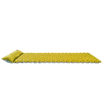 Надувний килимок Wechsel Coreo Double-Tube TL Lemon/Grey 195x62x7.5 см трисезонний R-value 2.1 (233122)