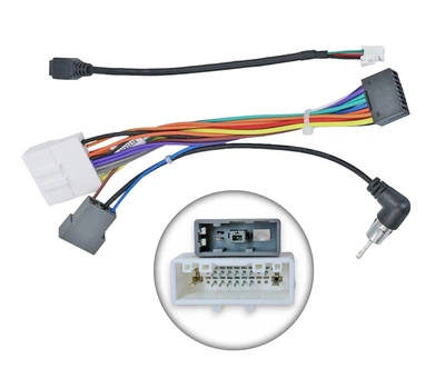 Перехідник живлення серії QIV з адаптером CAN-BUS для Nissan QBR-W NS-0502 (дрот)