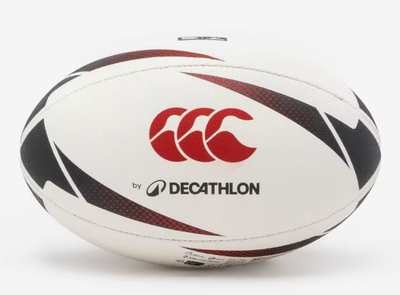 Мяч для Регби Decathlon OFFLOAD №3 от 3 до 9 лет Бело-Черный
